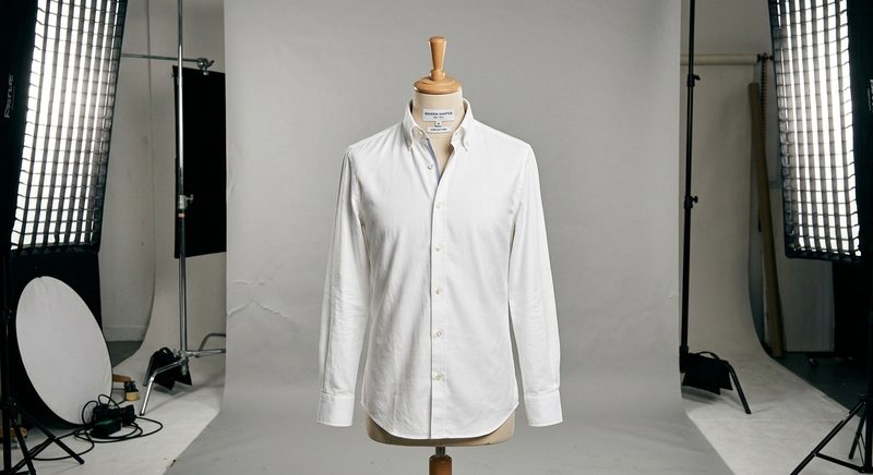 Jacket before editing, original flat shot