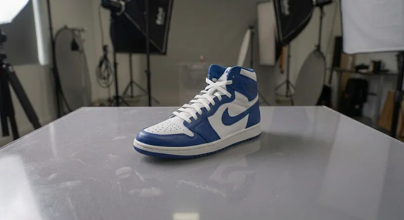 Sneaker before editing