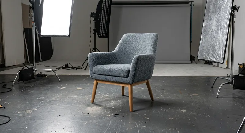 Furniture chair before editing
